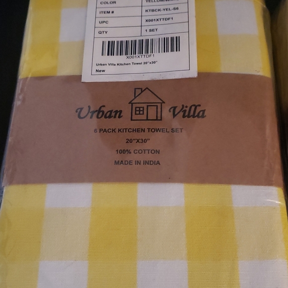 Highly Absorbent Bar Towels /& Tea Towels - Urban Villa Kitchen Towels,Christmas Tree Print,Red//Green Size: 20X30 Inch Set of 6 Premium Quality,100/% Cotton Dish Towels,Mitered Corners,Ultra Soft